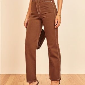 Reformation Cowboy High Rise Straight Jean